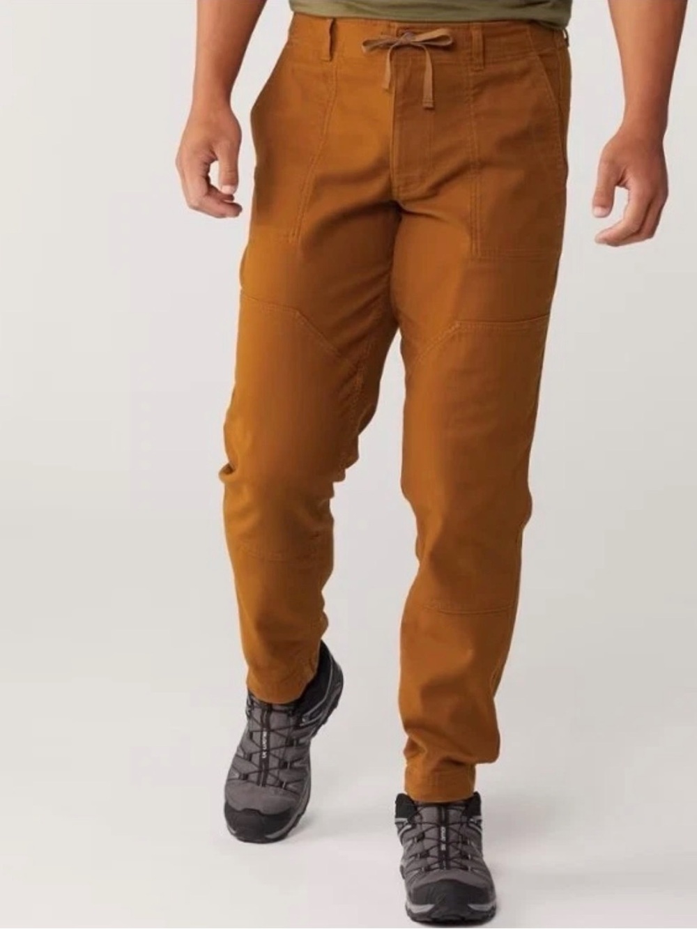 REI Co-op Trailsmith Jogger Pants Rust Brown Hiking Outdoor Cotton Men’s 32x30